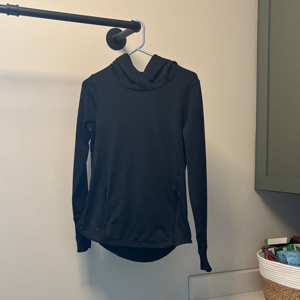 Altitude Polartec® Hoodie Sweatshirt Color Black Size S w/ zipper pockets